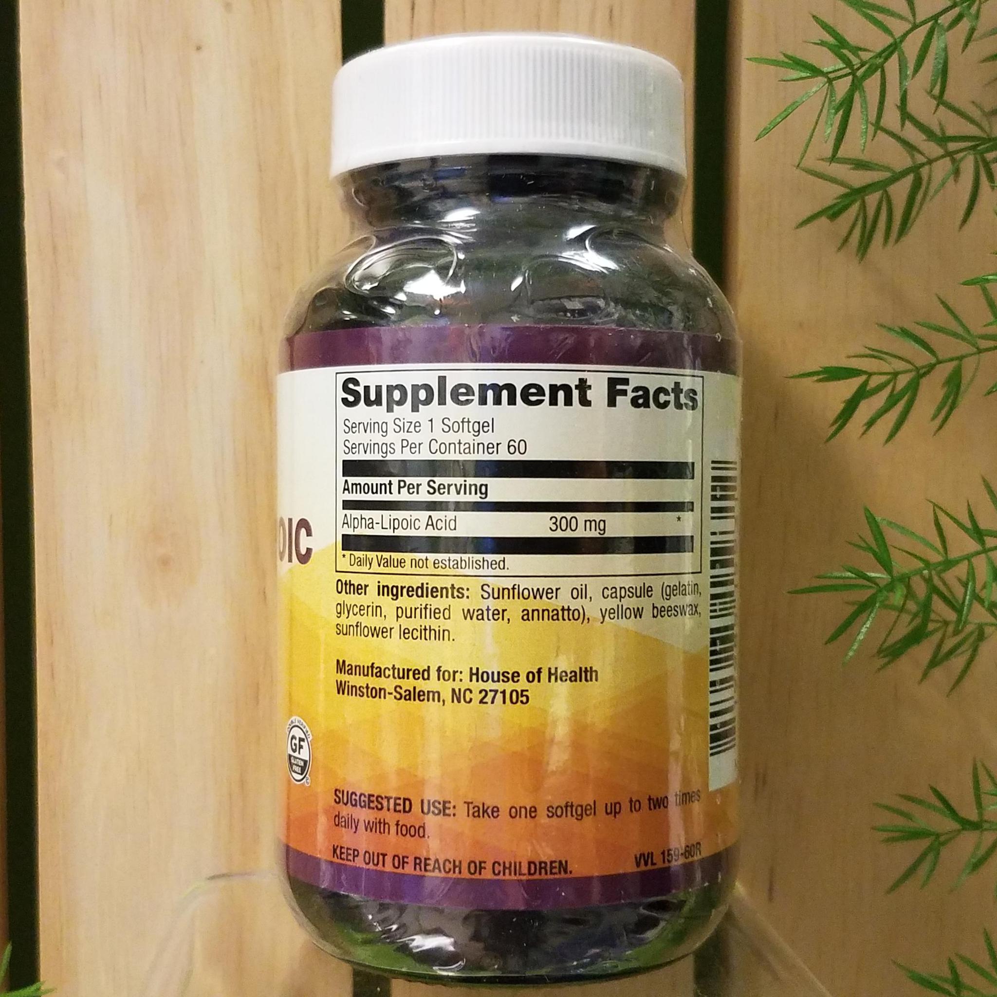 Alpha-Lipoic Acid 300mg - Image 2