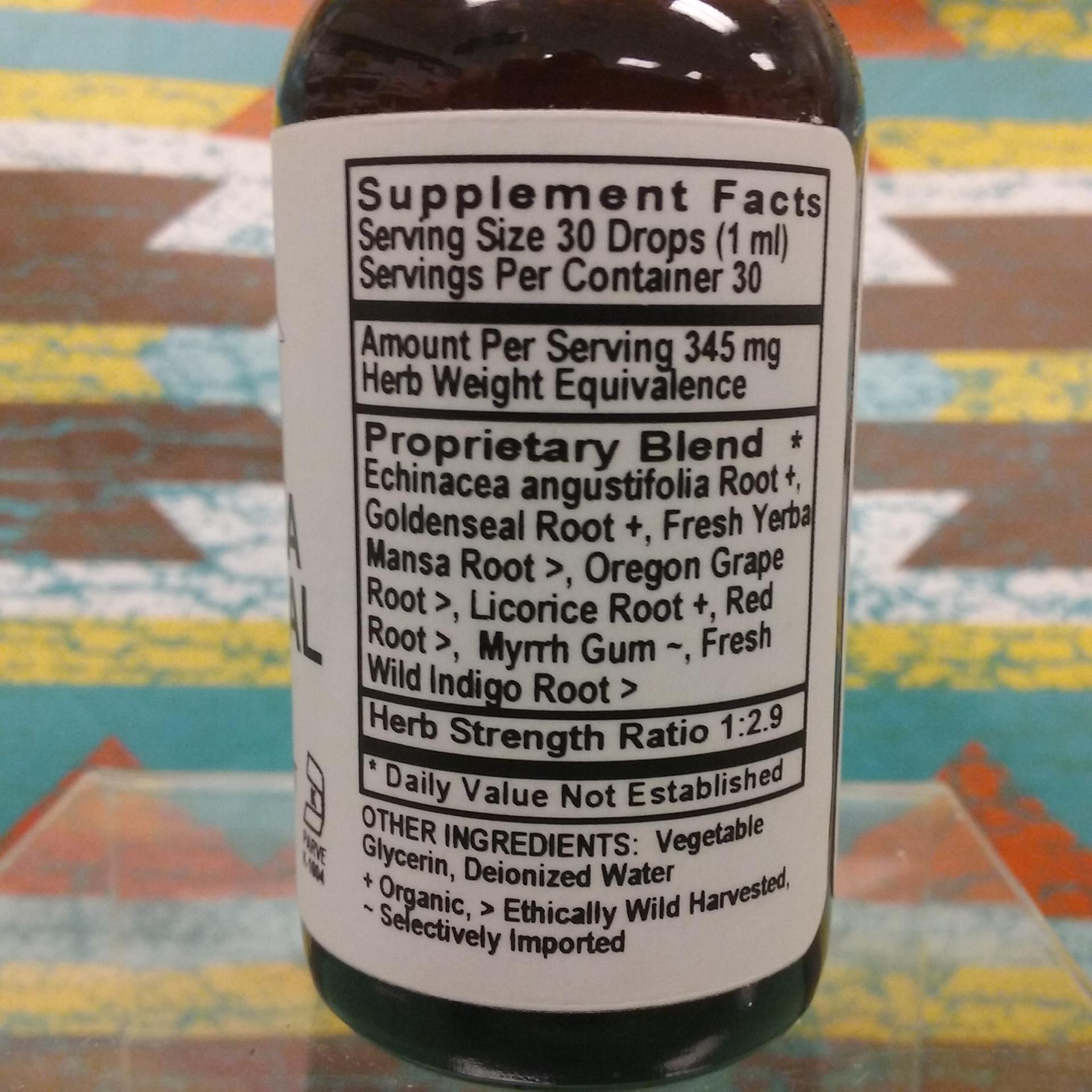 Echinacea Goldenseal 1oz Alcohol Free - Image 2