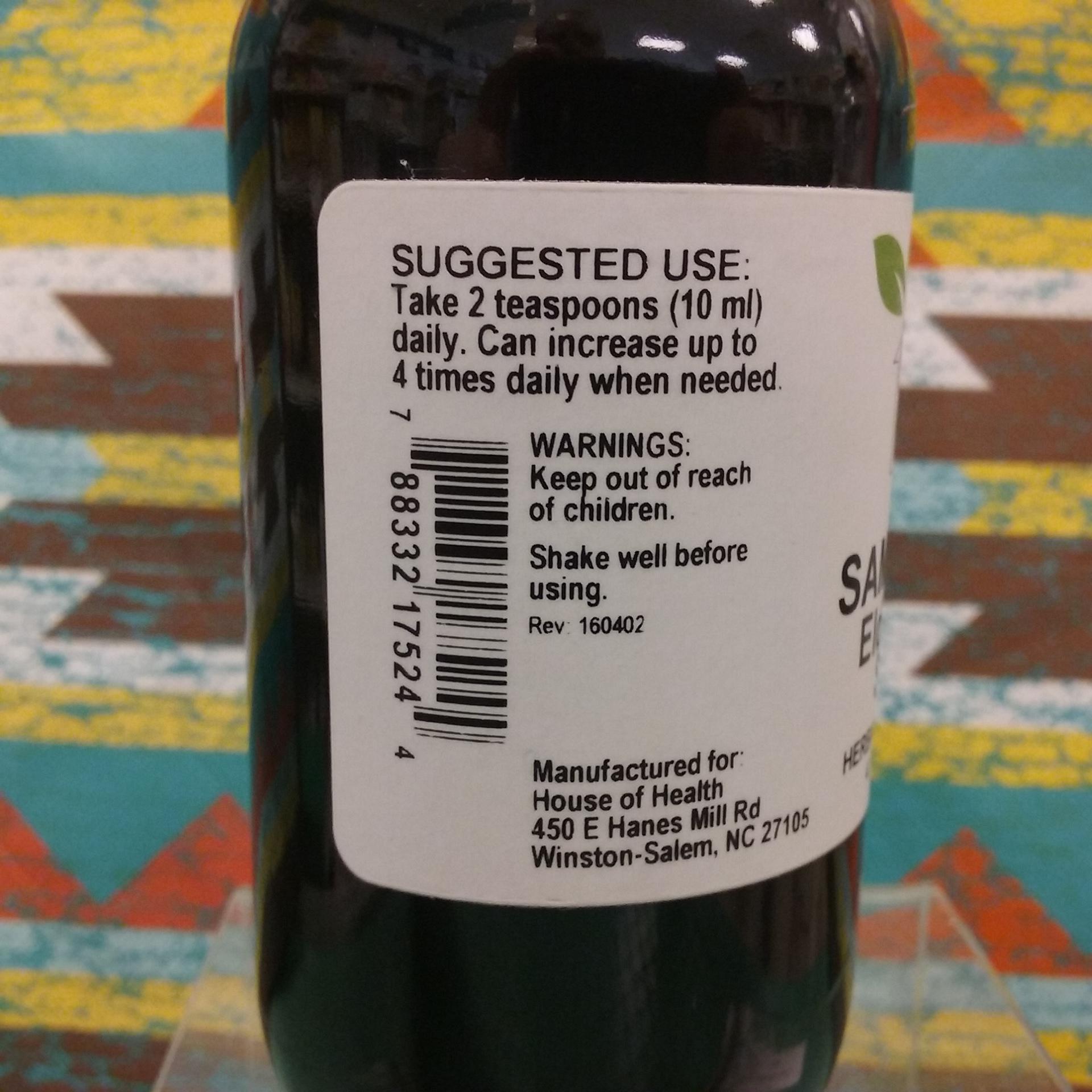 Sambucus Elderberry Syrup 4 oz - Image 3