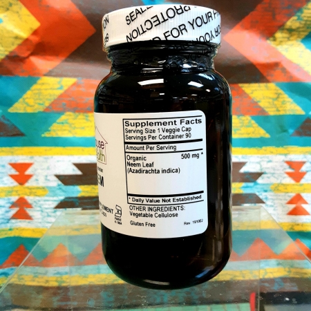 Neem Leaf Capsules, Organic - Image 2
