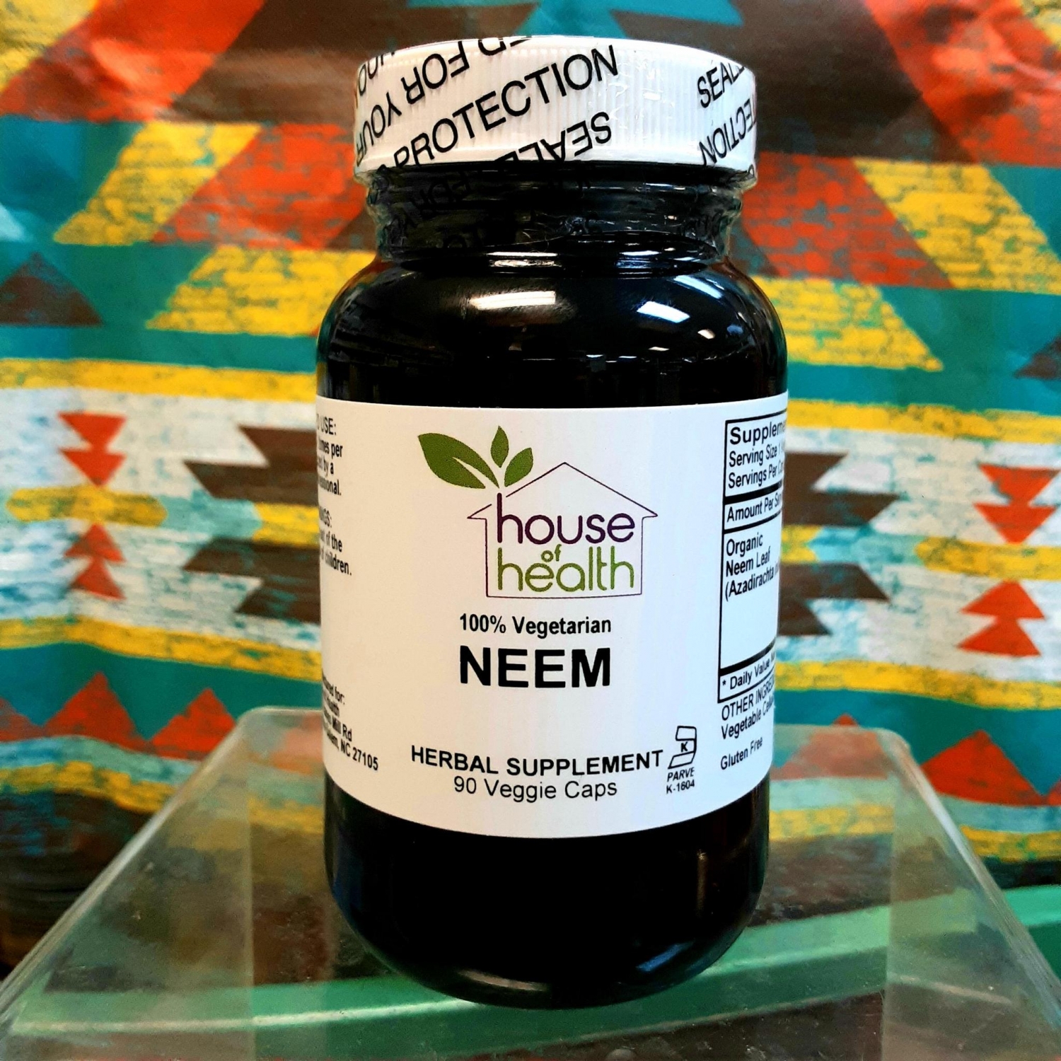 Neem Leaf Capsules, Organic Local House of Health